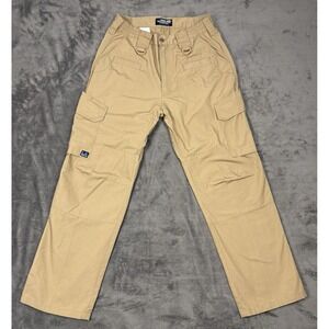 LA Police Gear Basic Operator Cargo Pant Men 32x30 Stretch Beige